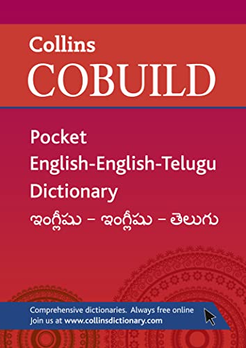 Collins Cobuild Pocket English-English-telugu Dictionary - Click to Buy