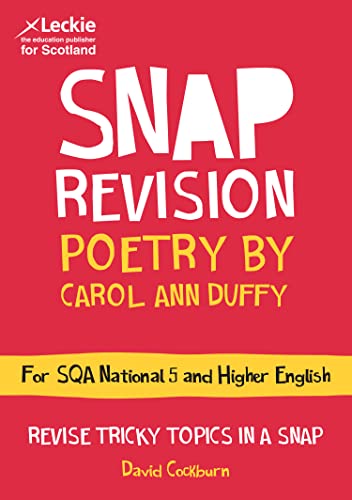 National 5/Higher English Revision: Poetry by Carol Ann Duff - Click to Buy