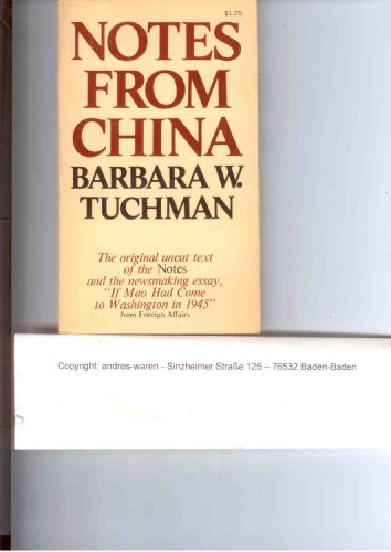 Notes from China, - Click to Buy