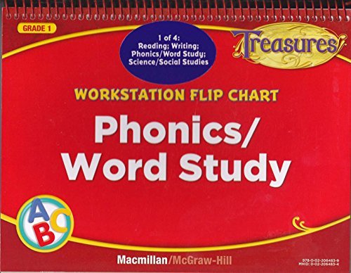 Workstation Flip Chart: Phonics / Word Study Grade 1 (Treasures) - Click to Buy