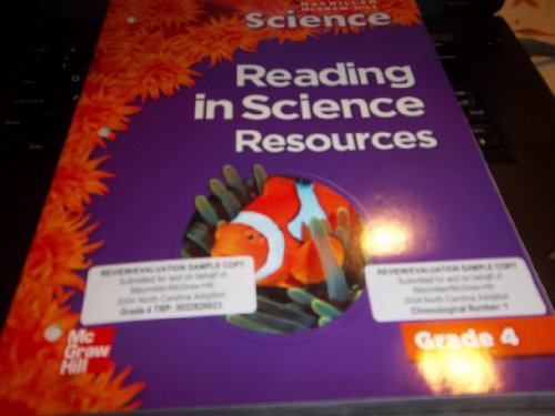Reading in Science Resources (Science: Grade 4) - Click to Buy