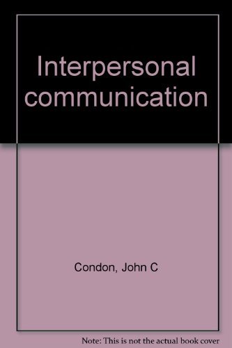 Interpersonal Communication - Click to Buy