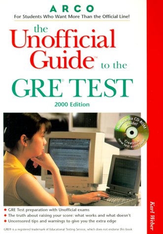 UG/The GRE W/CD-ROM 2000 Edition: The Unofficial Guide - Click to Buy