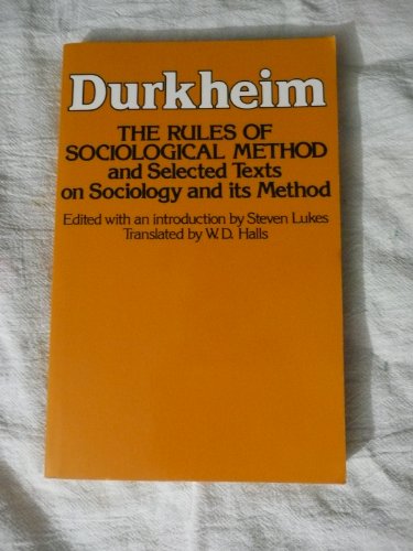 Rules of Sociological Method