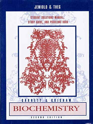 Biochemistry (Solutions Manual)