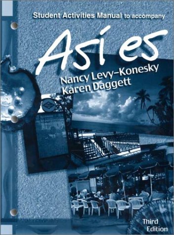Asi Es Activities Manual - Click to Buy