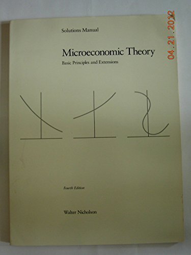 Microeconomic Theory - Click to Buy