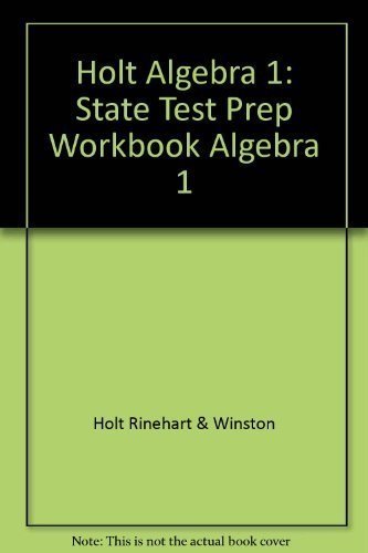HOLT ALGEBRA 1 MISSOURI STUDEN (Alg 1 2004) - Click to Buy