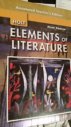 Elements of Literature, First Course (Annotated Teacher's Edition) - Click to Buy