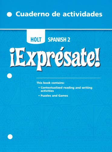 Expresate! Cuaderno de actividades, Level 2, Student Edition - Click to Buy