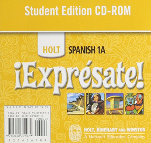 ¡Exprésate!: Student Edition CD-ROM Level 1A 2008 - Click to Buy