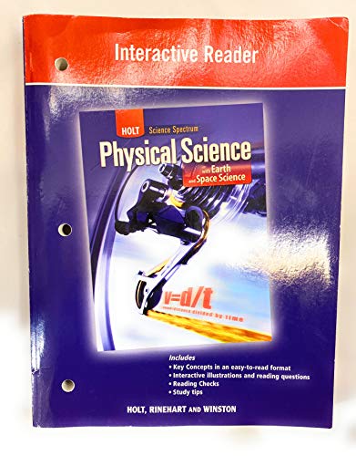 Holt Science Spectrum: Physical Science with Earth and Space Science: Interactive Reader (Sci Spec Phys 2008 E/S) - Click to Buy