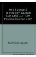 Holt Science & Technology: Student One Stop CD-ROM Physical Science 2007
