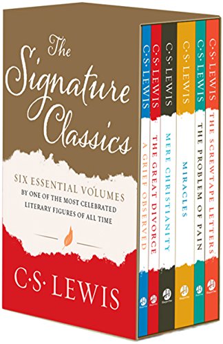 C. S. Lewis Signature Classics: Mere Christianity, The Screwtape Letters, A Grief Observed, The Problem of Pain, Miracles, and The Great Divorce (Boxed Set) - Click to Buy