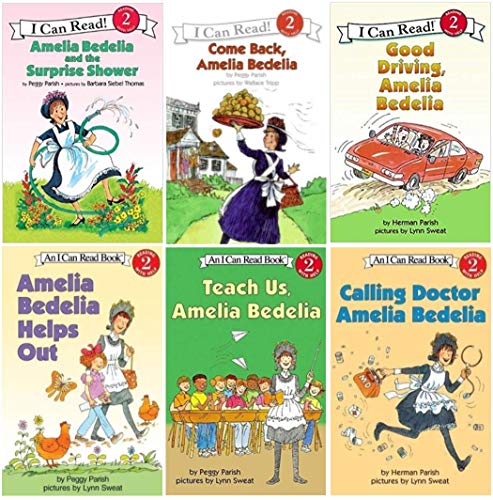 I Can Read Amelia Bedelia 6 Pack Set, Level 2 (Amelia Bedelia Helps Out, Good Driving Amelia Bedelia, Calling Doctor Amelia Bedelia, Come Back Amelia Bedelia, Amelia Bedelia and the Surprise Shower, - Click to Buy