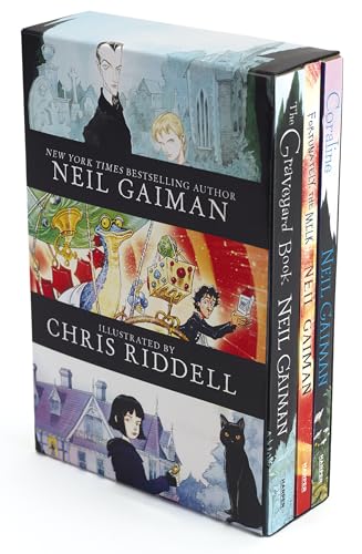 Neil Gaiman/Chris Riddell 3-Book Box Set: Coraline; the Graveyard Book; Fortunately, the Milk―A Must-Have for Fans of Horror, Fantasy and Magic - Click to Buy