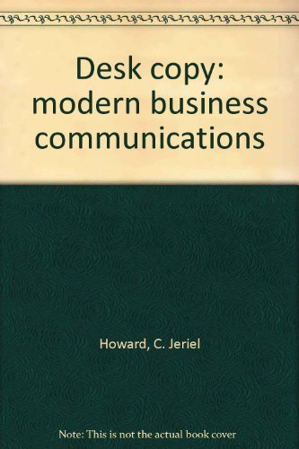 Desk copy: modern business communications - Click to Buy