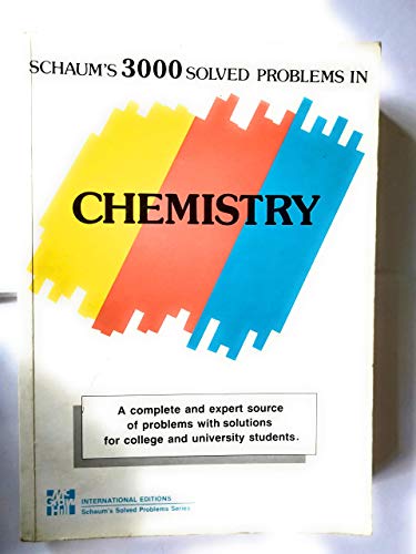 Three Thousand Solved Problems in Chemistry (Schaum's Outline Series) - Click to Buy