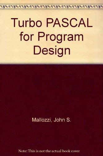 Turbo Pascal for Program Design/Turbo Pascal 4.0