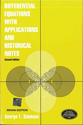 Differential Equations With Applications and Historical Notes - Click to Buy