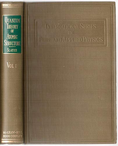 Quantum Theory of Atomic Structure - Click to Buy