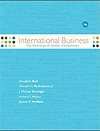 INTERNATIONAL BUSINESS: THE CHALLENGE OF GLOBAL COMPETITION - Click to Buy