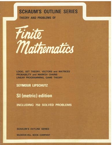Schaum's Outline of Finite Mathematics - Click to Buy