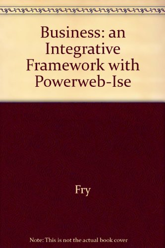 Business: an Integrative Framework with Powerweb-Ise - Click to Buy