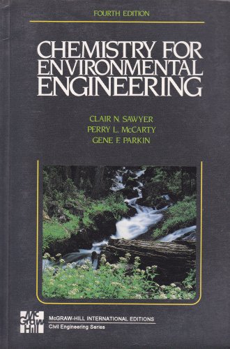 Chemistry for Environmental Engineering (International Edition) - Click to Buy