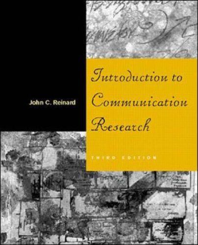 Introduction to Communication Research - Click to Buy