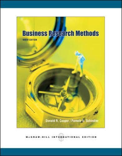 Business Research Methods (McGraw-Hill/Irwin Series. Operation)
