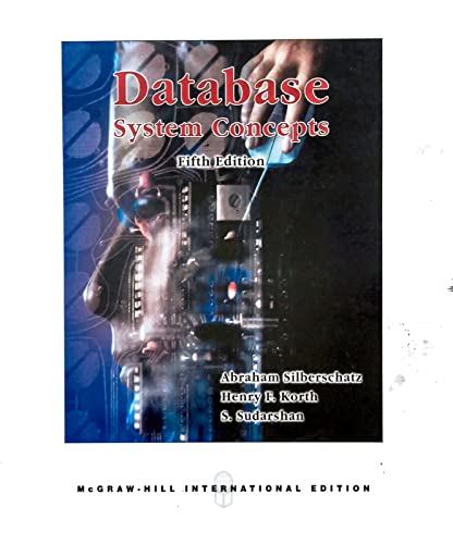 Database System Concepts - Click to Buy