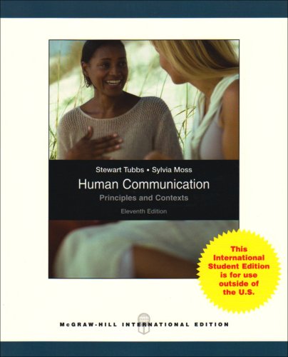 Human Communication: Principles and Contexts - Click to Buy