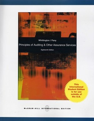 Principles of Auditing and Other Assurance Services - Click to Buy