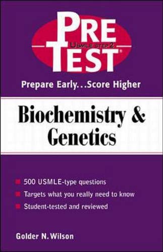 Biochemistry & Genetics: PreTest Self-Assessment & Review - Click to Buy