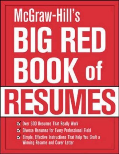 McGraw-Hill's Big Red Book of Resumes - Click to Buy