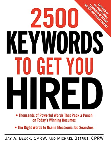 2500 Keywords to Get You Hired - Click to Buy
