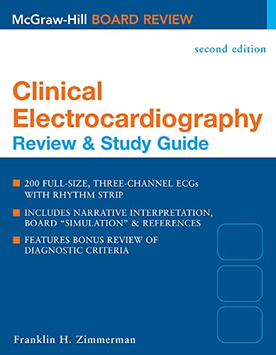 Clinical Electrocardiography: Review & Study Guide, Second Edition - Click to Buy