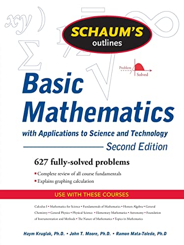 Schaum's Outline of Basic Mathematics with Applications to Science and Technology, 2ed - Click to Buy