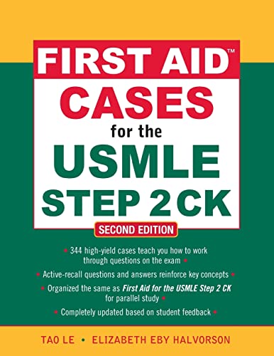 First Aid Cases for the USMLE Step 2 CK, Second Edition (A & L REVIEW) - Click to Buy