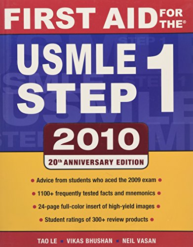 First Aid for the USMLE Step 1, 2010 - Click to Buy