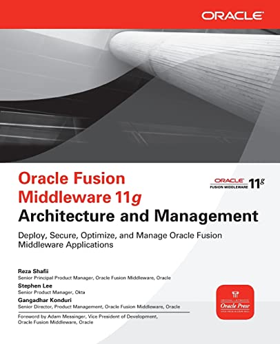 Oracle Fusion Middleware 11g Architecture and Management - Click to Buy