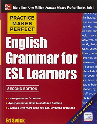 Practice Makes Perfect English Grammar for ESL Learners - Click to Buy