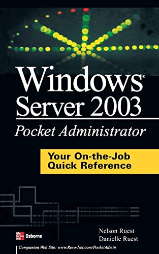 Windows Server 2003 Pocket Administrator - Click to Buy