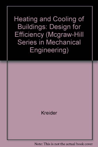 Heating and Cooling of Buildings: Design for Efficiency - Click to Buy