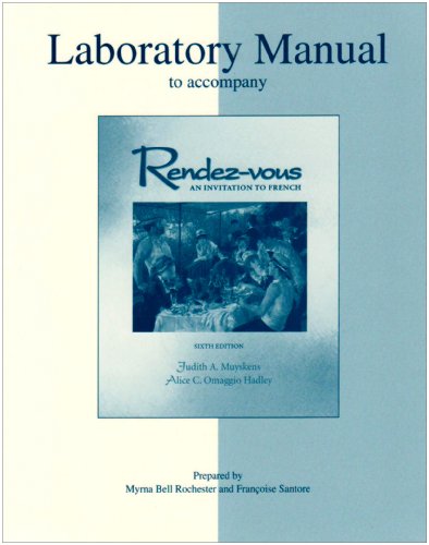 Rendez-Vous: An Invitation to French - Click to Buy