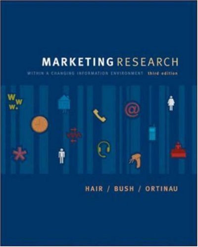 Marketing Research: Within a Changing Information Environment (MCGRAW HILL/IRWIN SERIES IN MARKETING)