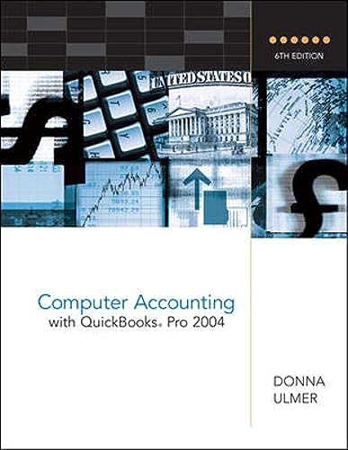 Computer Accounting with QuickBooks Pro 2004 - Click to Buy