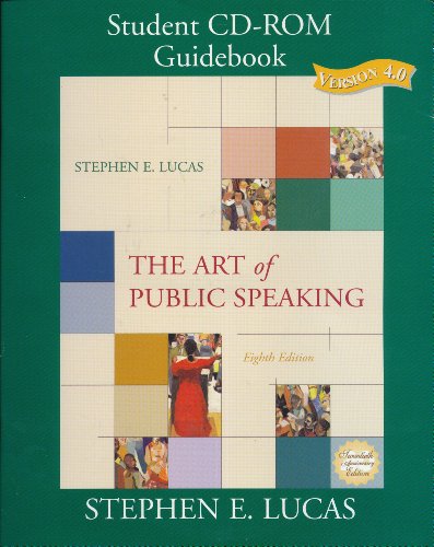 The Art of Public Speaking: Student CD-ROM Guidebook (CD and Book) - Click to Buy