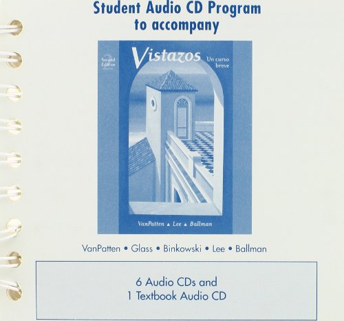 Student Audio CD Program t/a Vistazos - Click to Buy